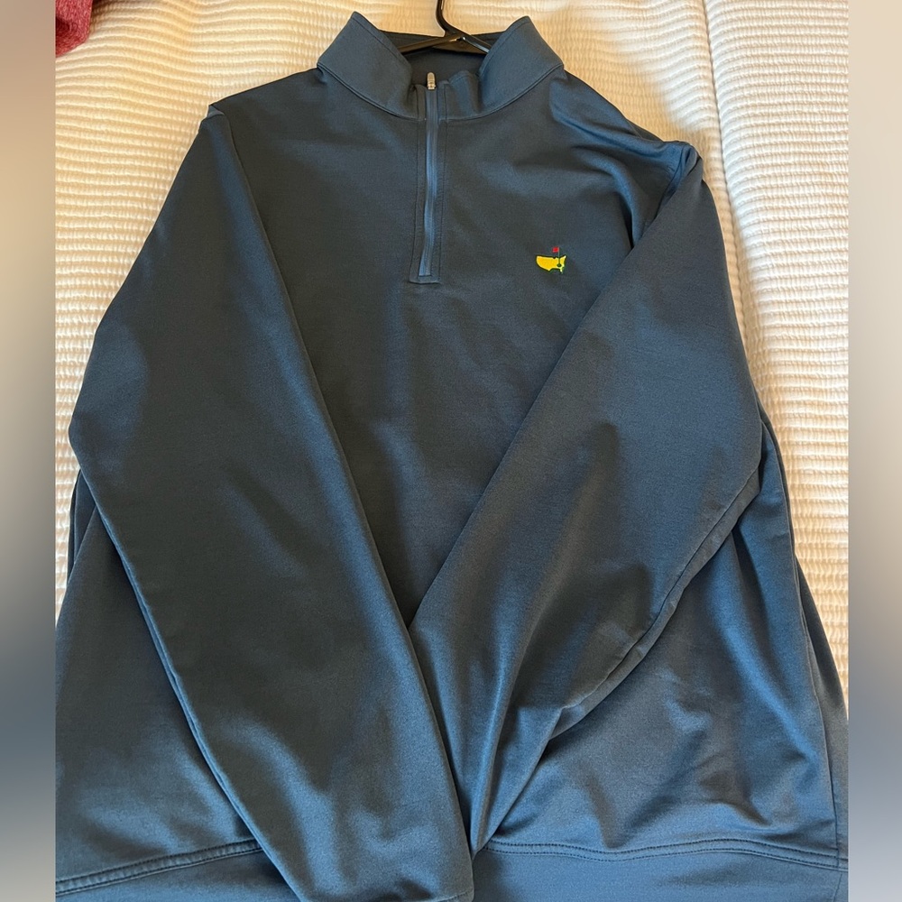 Peter Millar Navy 1/4 Zip - Masters Tournament